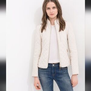Zara Women Quilted Jacket Size Large NWT